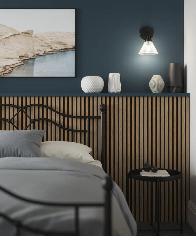 Natural Oak Acoustic Wood Wall Panel (60cm x 120cm)